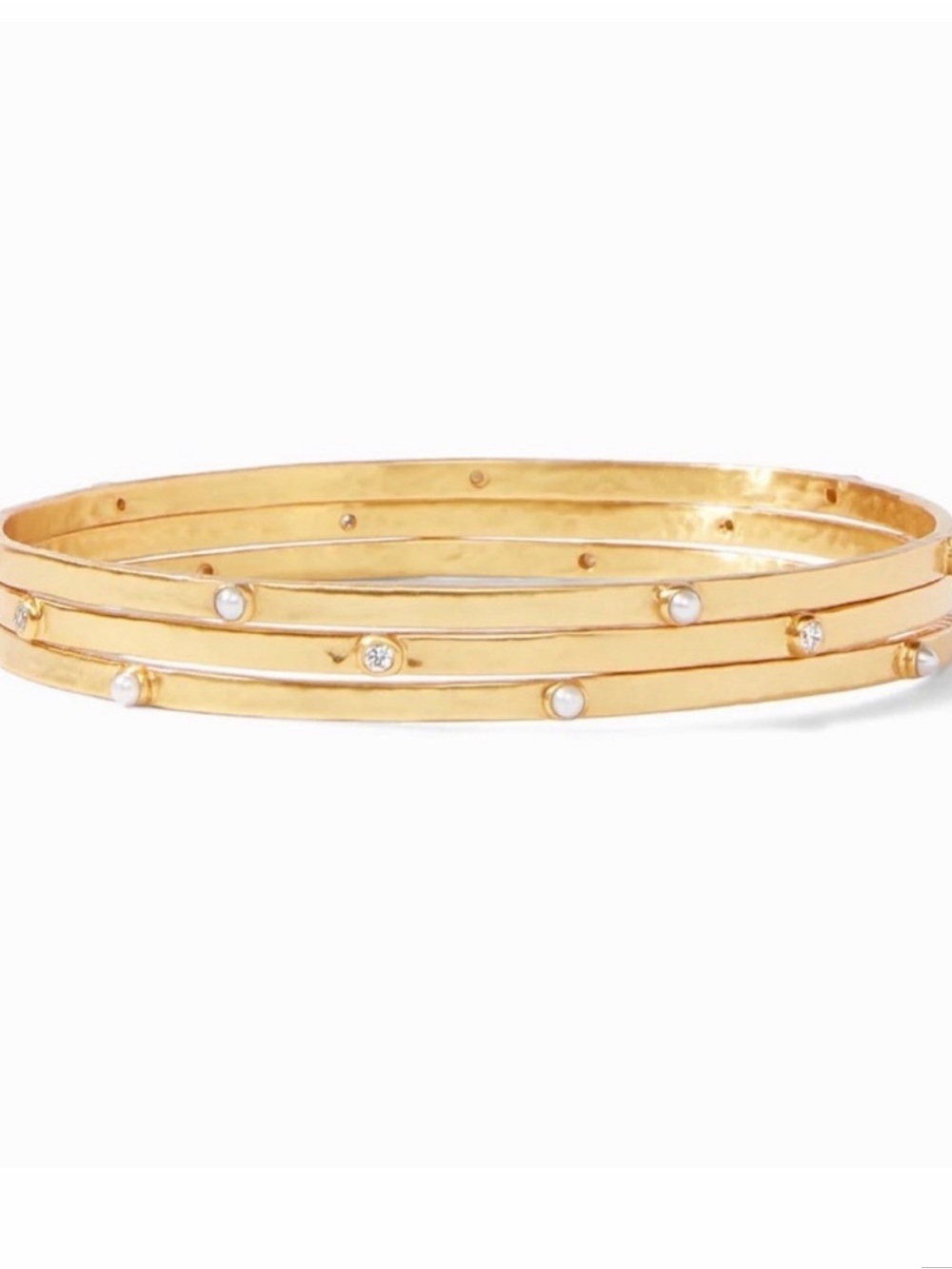 Julie Vos Crescent Stone Bangle - Picture 2 of 2